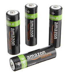AmazonBasics 亚马逊倍思 AA型 5号 镍氢预充电池 4节 2000mAh
