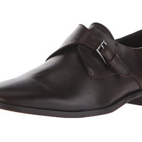 Calvin Klein Norm Leather Monk Strap 男士孟克鞋 棕色