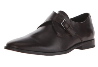 Calvin Klein Norm Leather Monk Strap 男士孟克鞋 棕色