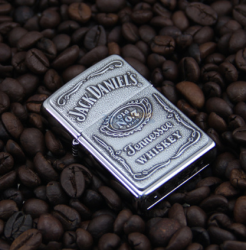 ZIPPO 芝宝 250JD427 杰克丹尼威士忌之锡徽章 打火机