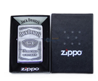 ZIPPO 之宝 芝宝 250JD427 杰克丹尼威士忌之锡徽章 打火机