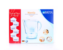Brita 碧然德 Marella 2.4L 一壶六芯套装 白色