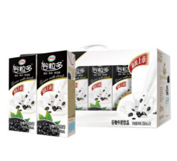 伊利 谷粒多 黑谷牛奶饮品250ml*12盒/箱（礼盒装）黑豆+黑米+黑芝麻 营养早餐奶 *5件