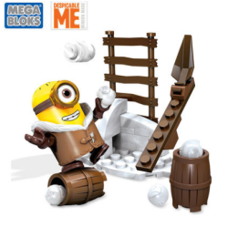 MEGA BLOKS 美高 小黄人大眼萌 CNF48 打雪仗套装