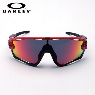 Oakley 欧克利 Jawbreaker 运动镀膜太阳镜 OO9270-03 红色镀膜镜片