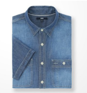 UNIQLO 优衣库 169630 男款短袖衬衫
