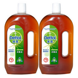 滴露Dettol 消毒液 1.15L*2 家居衣物除菌液 与洗衣液、柔顺剂配合使用