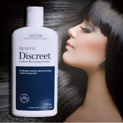 Restoria discreet 丽丝雅 黑发还原乳250ml