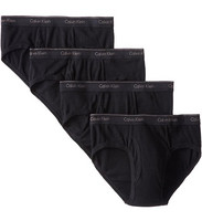 Calvin Klein 卡尔文·克莱恩 男士纯棉经典低腰内裤 4条装 