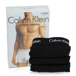 Calvin Klein NU2664男士纯棉平角内裤/四角裤 3条装*2