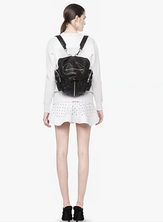 亚历山大·王 alexanderwang Marti 女士羊皮双肩包 中号