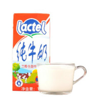 临期：lactel 兰特 全脂牛奶 1L
