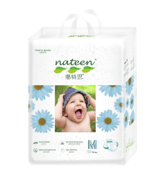 Nateen 那特恩 极柔干爽婴儿纸尿裤 加小包装 中码 72片