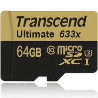 Transcend 创见 UHS-I U3 633X 64GBTF存储卡