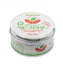 wakodo 和光堂 婴儿红茶绿茶爽身粉120g*3件