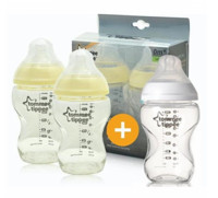 tommee tippee 汤美天地 玻璃奶瓶250ml*3