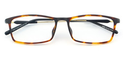 HAN 汉代 MEGA-TR 钛塑 光学眼镜架3331（2色可选）*2副+1.56非球面树脂镜片*2副