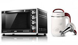 Joyoung 九阳 DJ12B-D61SG 豆浆机 + ACA 北美电器 KD405 40L 电烤箱 + 电动打蛋器