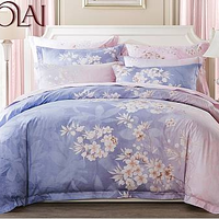 罗莱生活 LUOLAI  WD5006-4 晨暮间 全棉四件套+藤席三件套
