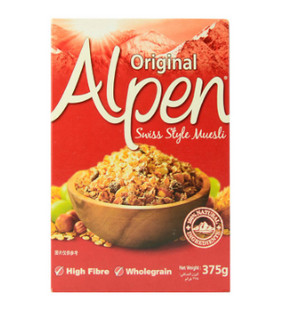 Alpen 欧倍 瑞士风味燕麦干果早餐麦片（原味）375g