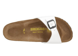 Birkenstock Madrid 中性软木底拖鞋 银色