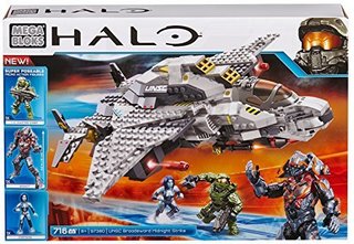 MEGA BLOKS Halo 光晕 UNSC Broadsword Midnight Strike 阔剑号夜袭