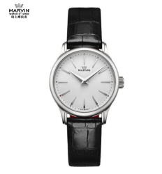 Marvin 摩纹 圆形Malton系列 M020.11.21.74 女士石英表