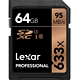 历史新低，中亚Prime会员：Lexar 雷克沙 Professional 633x 64GB UHS-I SDXC存储卡 两件装