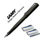 凑单品：LAMY 凌美 狩猎者系列钢笔 笔尖粗细度M 带墨胆 黑色1笔+10芯