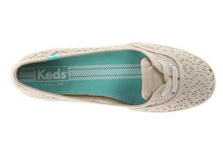 Keds Teacup Crochet 女款镂空帆布鞋