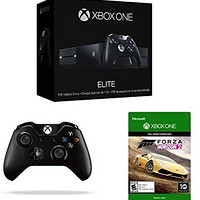 Microsoft 微软 Xbox One Elite 1TB 精英版游戏主机 双手柄套装 +极限竞速：地平线2