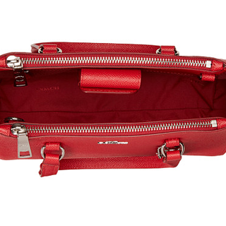  COACH 蔻驰 Crossgrain Mini Carryall 女士双拉链手提包