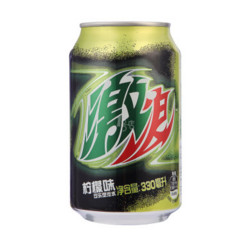 百事可乐 Pepsi 激浪 柠檬味 汽水碳酸饮料 330ml*12罐