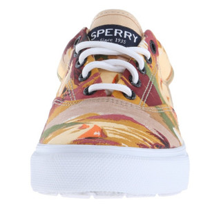 SPERRY Top-sider 男士时尚帆布鞋 橙色印花