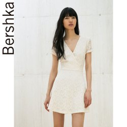 Bershka 00400429 女士软质连衣裙 