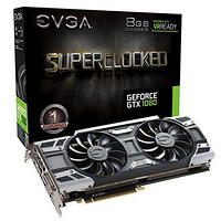 EVGA GeForce GTX 1080 创始版 8GB GDDR5X 显卡 8GB