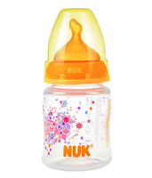 NUK 新型宽口PP彩色奶瓶 150ml 带1号中圆孔硅胶奶嘴