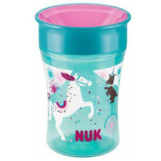 NUK 魔术杯多色带盖360度防漏学饮杯 250ml 
