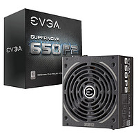 EVGA SuperNOVA 650 P2 白牌(80%)非模组ATX电源 650W