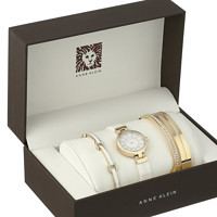 Anne Klein AK/2048GXST Swarovski Crystal 女款手镯式腕表 