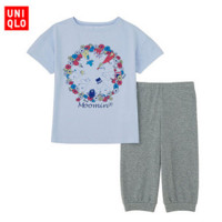 UNIQLO 优衣库 MOOMIN 169170 女童睡衣套装