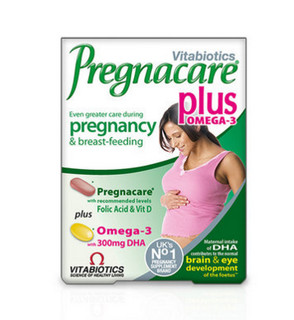 Vitabiotics pregnacare 孕期加强版 营养片含叶酸及DHA 56粒