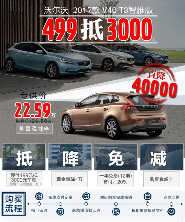 沃尔沃V40 T3智雅版