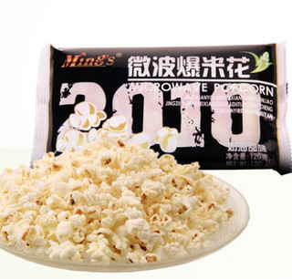 MingS 铭氏 微波炉爆米花 奶油甜味 120g*5包