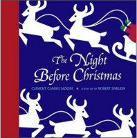 立体书：《The Night Before Christmas Pop-up》美丽的圣诞夜+视力表