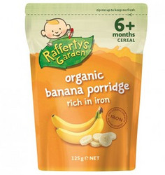 Rafferty's Garden 婴幼儿有机香蕉味高铁营养米粉 125g