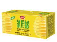 盼盼 清凉饮品 就是檬 柠檬水果味 果汁饮料 250ml*24盒 聚会送礼 整箱装 家庭礼盒装