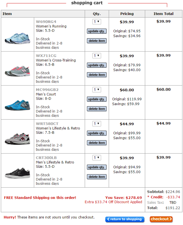 Joe's NB Outlet 全场商品限时促销