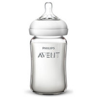 AVENT 新安怡 SCF679/17 宽口径自然顺畅玻璃奶瓶 240ml