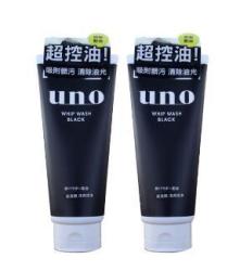 UNO 吾诺 强力劲爽控油洁面乳 130g*2支